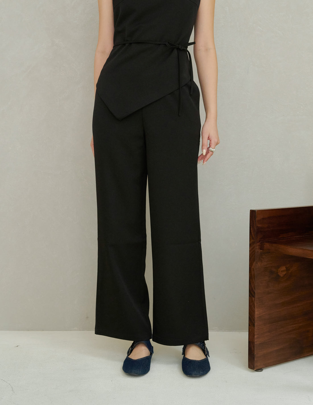 Alexandra Tailored Pants in Black