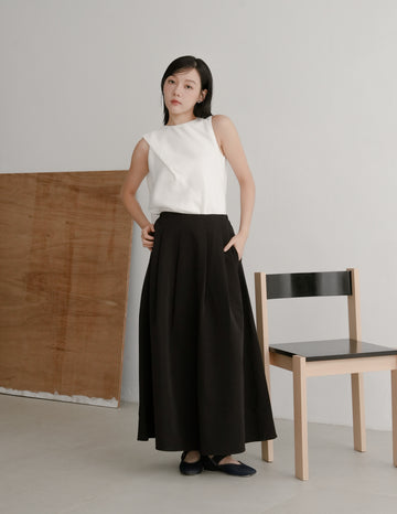 Willow Maxi Skirt in Black