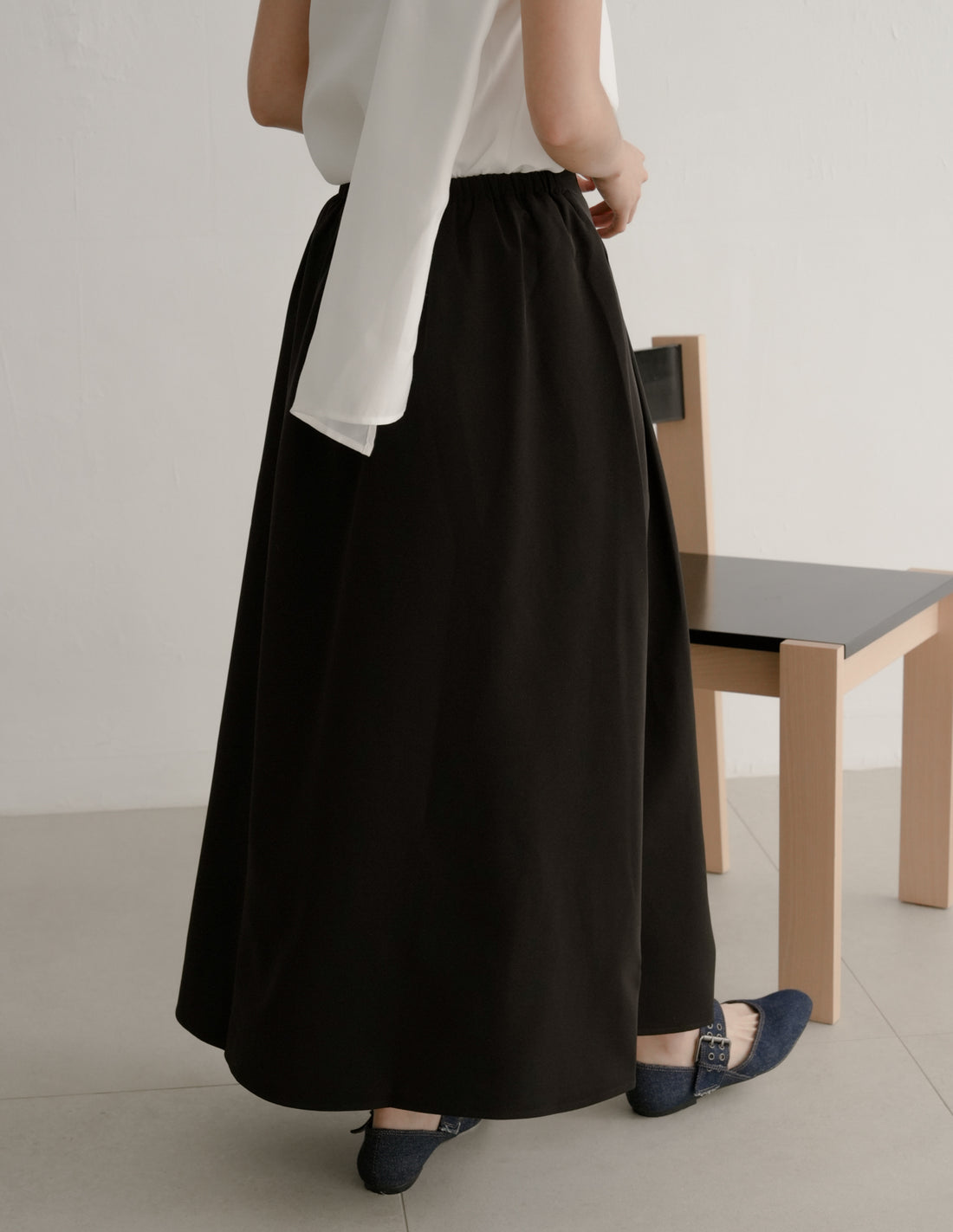 Willow Maxi Skirt in Black
