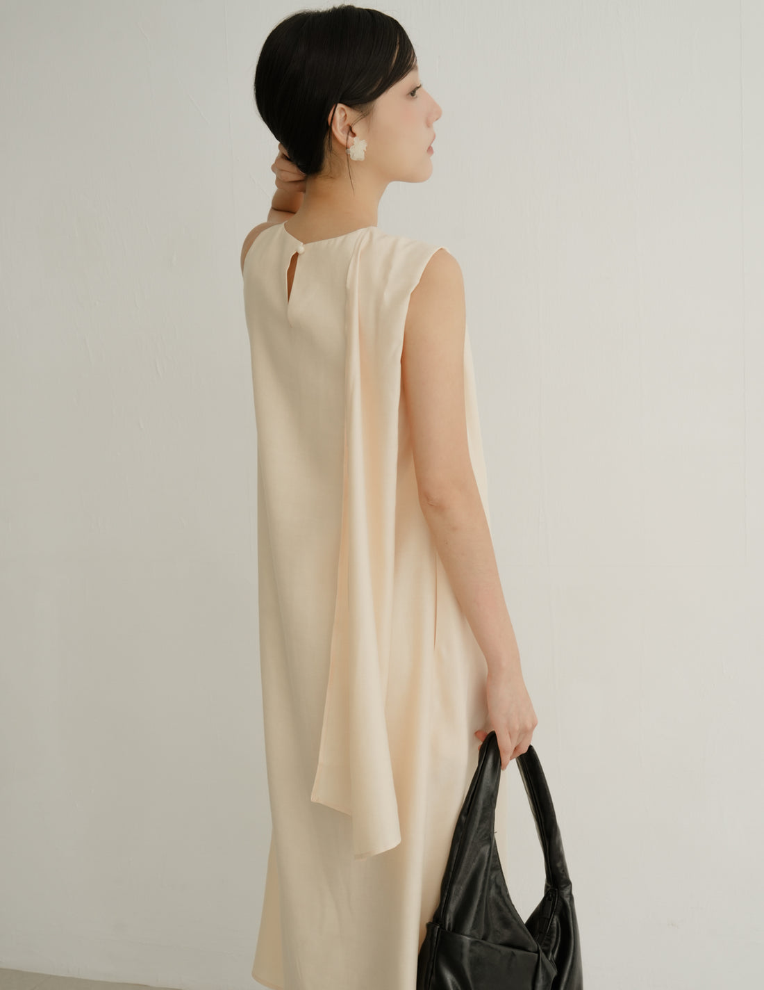 Ryleigh Scarf Dress in Buttermilk